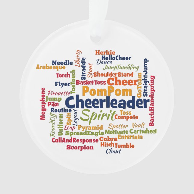 Adorno Novela Word Cloud (animador líder) (Anverso)