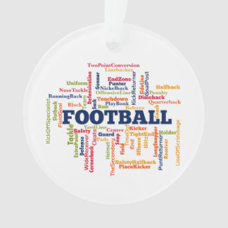 Adorno Nube de palabras de fútbol