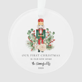 Adorno Nuestra primera dirección nutcracker de fotos navi