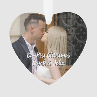 Adorno Nuestra primera foto de Navidad