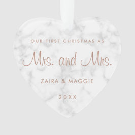 Adorno Nuestra primera lesbiana de oro en mármol de Navid