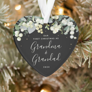 Adorno Nuestra primera Navidad como abuelos fotografían c