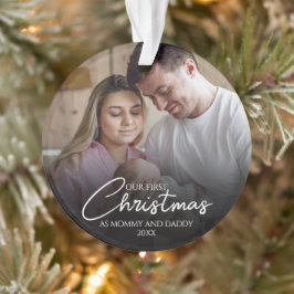 Adorno Nuestra primera Navidad como Mami y Papi Foto