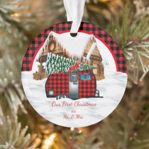 Adorno Nuestra Primera Navidad Como Sr. y la Sra.