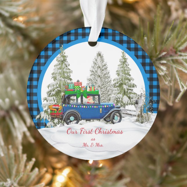 Adorno Nuestra Primera Navidad Como Sr. y la Sra. (Árbol)
