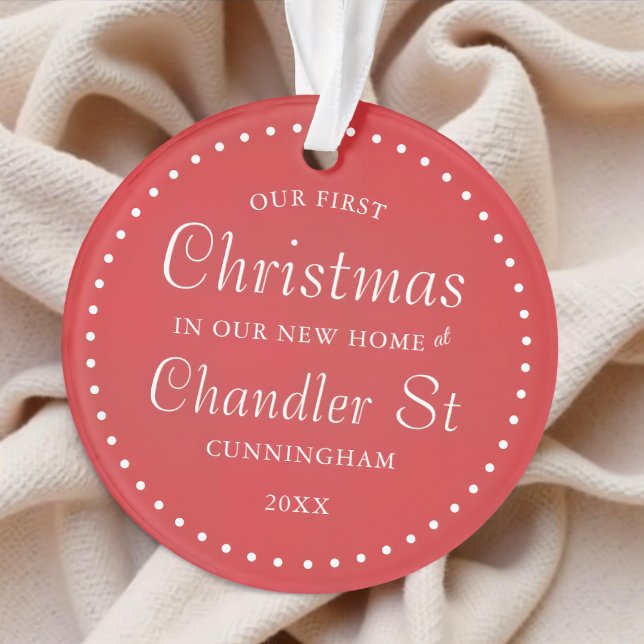 Adorno Nuestra primera Navidad en nuestro nuevo hogar sim (Subido por el creador)