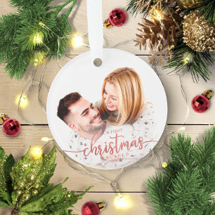 Adorno Nuestra primera navidad involucró simple y elegant