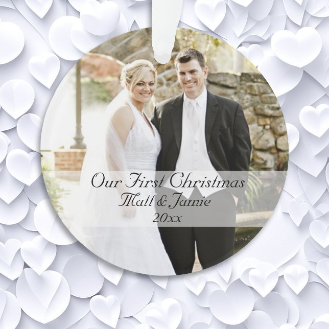 Adorno Nuestra primera Navidad juntos, pareja (Subido por el creador)