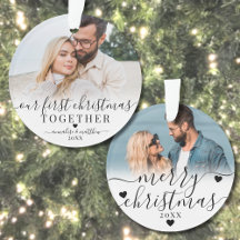 Nuestra Primera Navidad Juntos Pareja 2 Foto