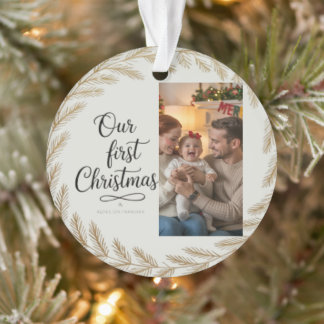 Adorno Nuestra Primera Navidad Juntos – Personalizado
