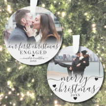 Nuestra Primera Navidad Pareja Prometida 2 Foto