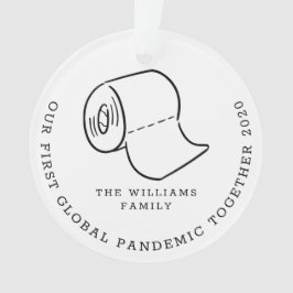 Adorno Nuestra primera pandemia global junto con la foto 