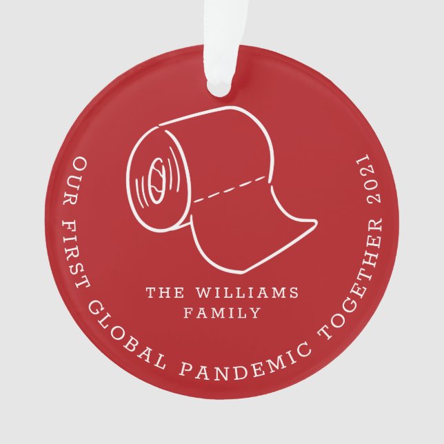 Adorno Nuestra primera pandemia global junto con la foto  (Anverso)