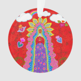 Adorno Nuestra Señora de Guadalupe Red