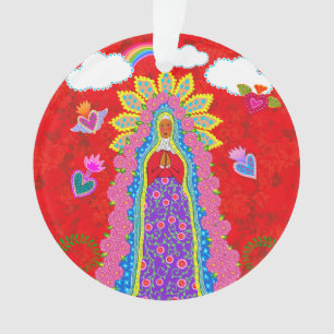 Adorno Nuestra Señora de Guadalupe Red