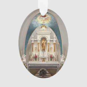 Adorno Nuestra señora del monte Carmelo con el bebé Jesús