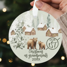 Nuestro primer Navidad como abuelos oso polar