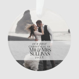 Adorno Nuestros primeros Navidades sofisticados en la Mod