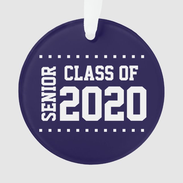 Adorno Nueva clase de Personalizable de 2020 (Anverso)