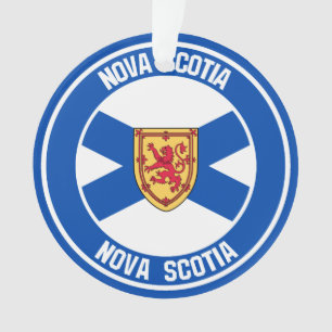 Adorno Nueva Escocia redonda Emblem