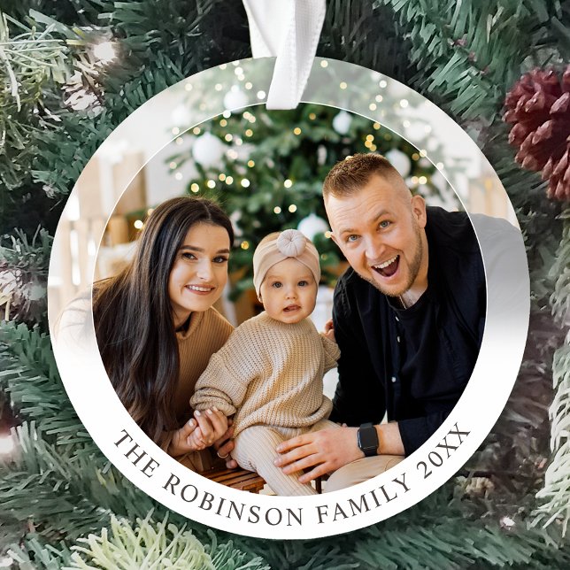 Adorno Nuevo estilo moderno doble cara dos Personalizados (Double sided, two photo. )