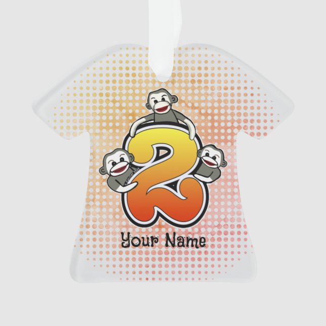 Adorno Número de mono de acoplamiento 2 (Anverso)