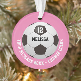 Adorno Número de nombre personalizado Mensaje de bola de