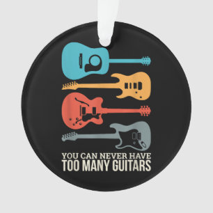 Adorno Nunca Puedes Tener Demasiadas Guitarras