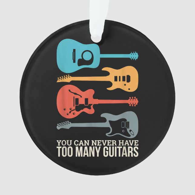 Adorno Nunca Se Puede Tener Demasiados Guitorios (Anverso)