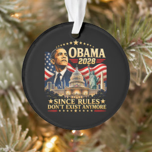 Adorno Obama 2028 Ya que las reglas ya no existen