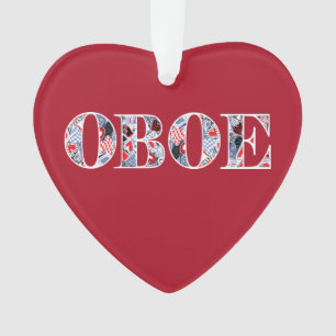 Adorno Oboe Heart Text