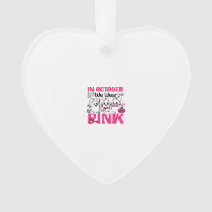 Adorno Octubre Nosotros Vestimos De Rosa Enfermera Concie