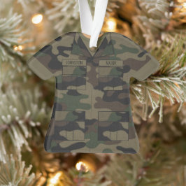 Adorno Ocupación Personalizada Militar de Woodland Camo