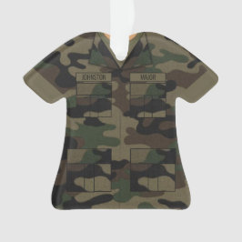 Adorno Ocupación Personalizada Militar de Woodland Camo