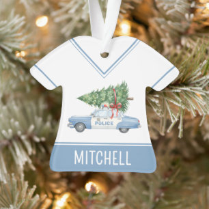 Adorno Oficial de policía personalizado Navidad