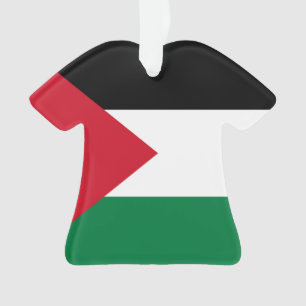 Adorno oficialmente bandera del Estado de Palestina