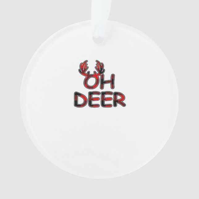 Adorno Oh Deer Clean Layout (Anverso)
