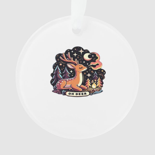 Adorno Oh Deer Contemporary Graphic Vibe (Anverso)