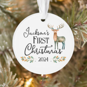 Adorno Oh Deer First Christmas Photo
