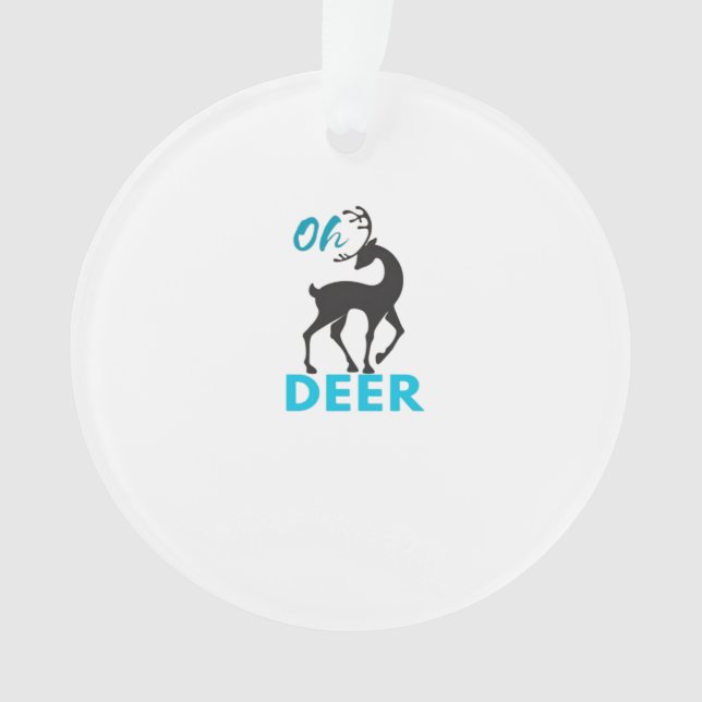 Adorno Oh Deer Minimal Design (Anverso)