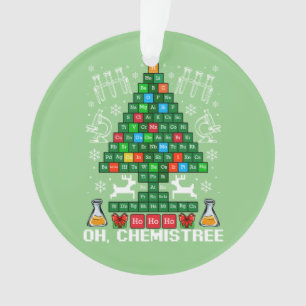 Adorno Oh Navidades Químicos Periódico de Ciencia Química