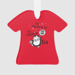 Adorno Oh Navidades Tea Penguin Lover - Té Drinker