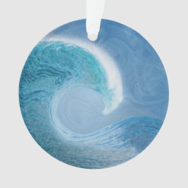 Adorno Ola Azul con ondas de cambio