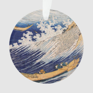 Adorno Olas del Océano de Hokusai Barcos Marítimos