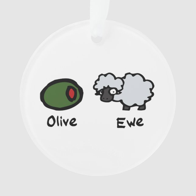 Adorno Olive Ewe (Anverso)