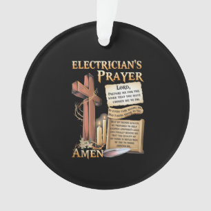 Adorno Oración del electricista Amen