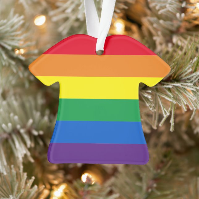 Adorno Orgullo arco iris a Navidades gays de Lgbtq (Árbol)
