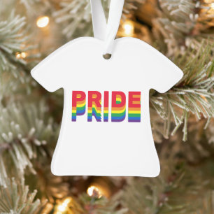 Adorno Orgullo arco iris retro colores gay lgbtq Navidade