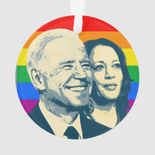 Adorno Orgullo arcoiris Biden Harris