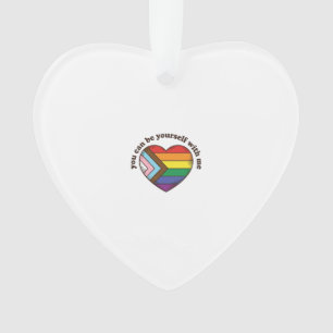 Adorno Orgullo Corazón Puedes Ser Tú Mismo Conmigo Camise